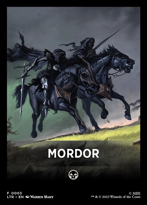 Mordor highlighted card art