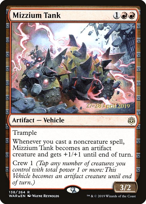 Mizzium Tank from War of the Spark Promos
