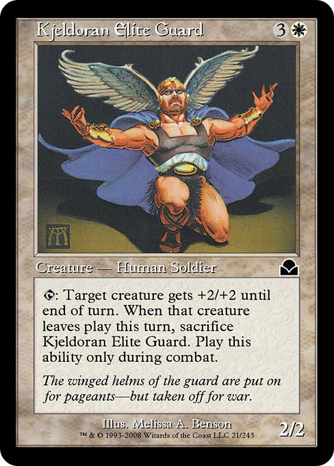 Kjeldoran Elite Guard highlighted card art