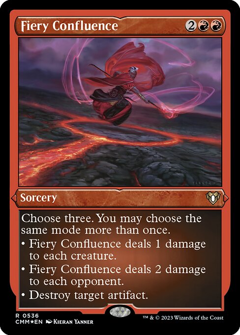 Fiery Confluence from Commander Masters