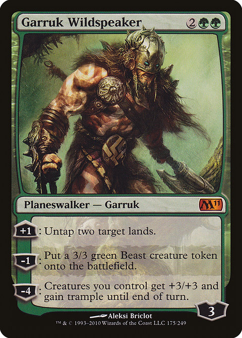 Garruk Wildspeaker from Magic 2011