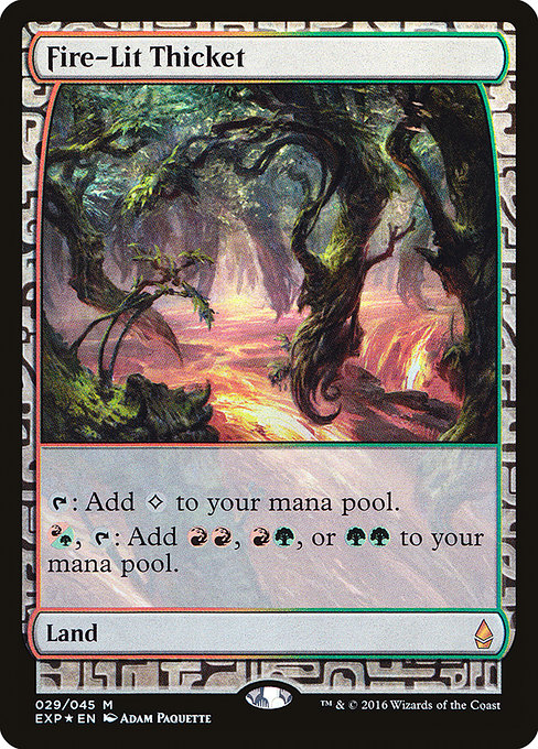 Fire-Lit Thicket from Zendikar Expeditions