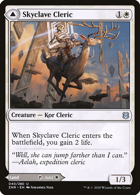 Skyclave Cleric // Skyclave Basilica from Zendikar Rising