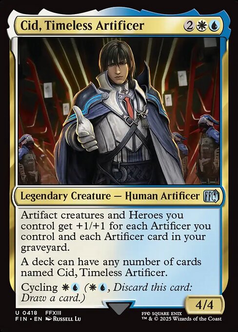 Cid, Timeless Artificer highlighted card art