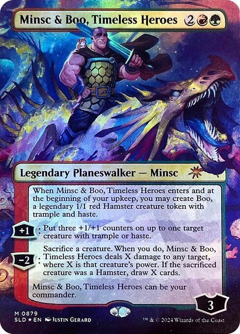 Minsc & Boo, Timeless Heroes highlighted card art