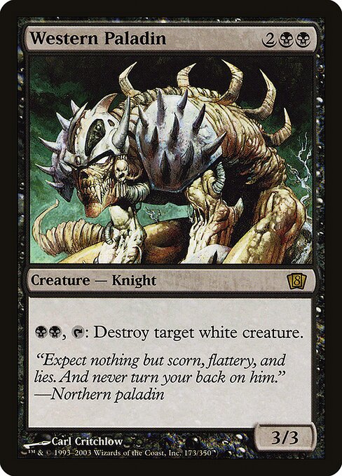 Western Paladin highlighted card art
