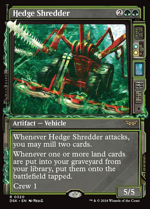 Hedge Shredder highlighted card art