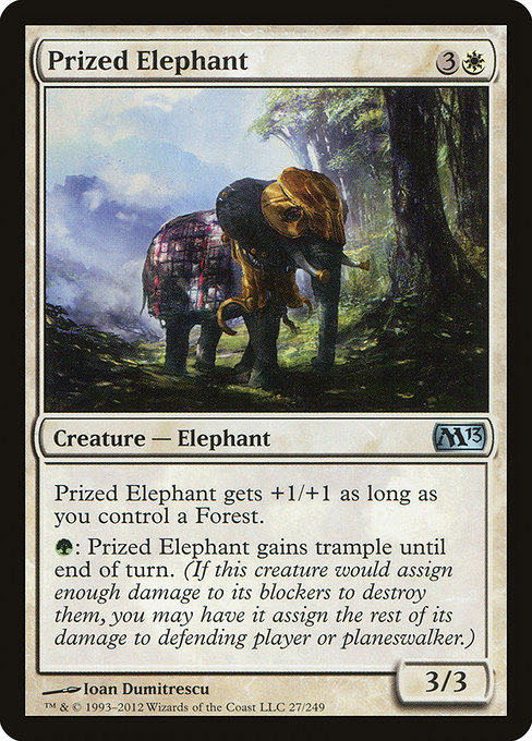 Prized Elephant highlighted card art