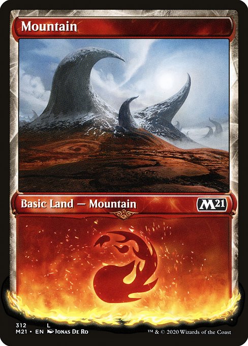 Mountain from Core Set 2021