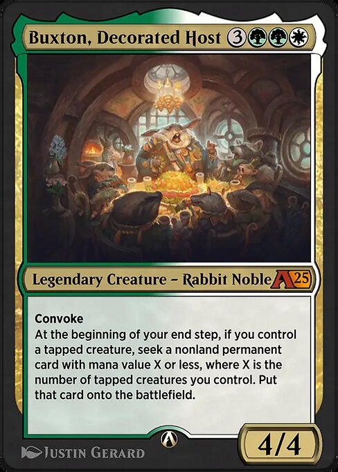 Buxton, Decorated Host highlighted card art