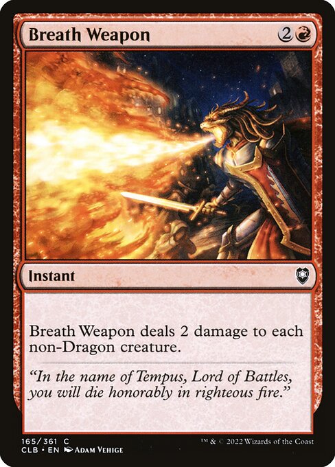 Breath Weapon from Commander Legends: Battle for Baldur's Gate