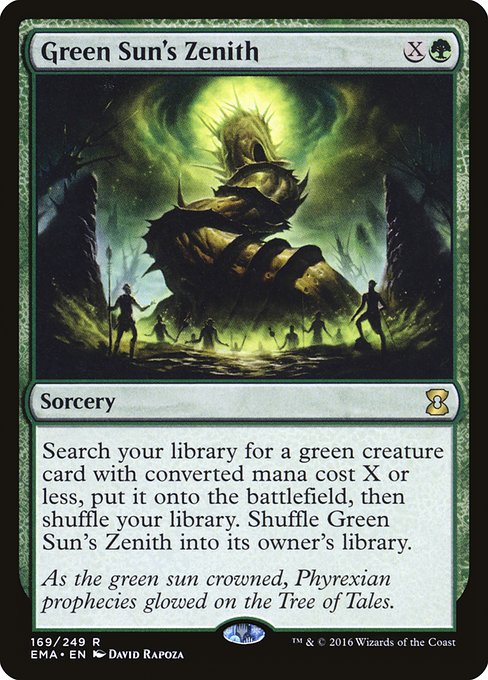 Green Sun's Zenith from Eternal Masters