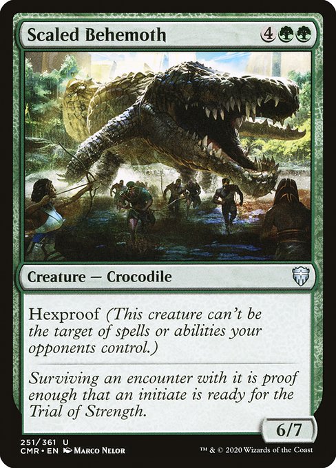 Scaled Behemoth highlighted card art