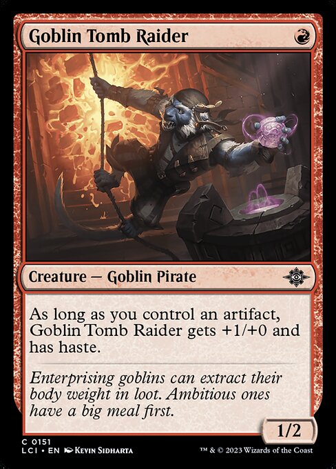 Goblin Tomb Raider highlighted card art