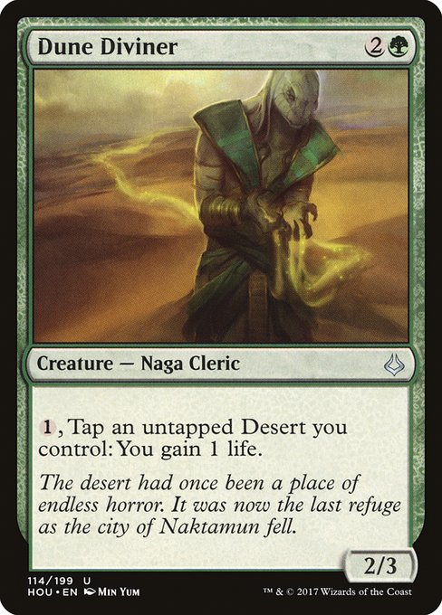Dune Diviner highlighted card art