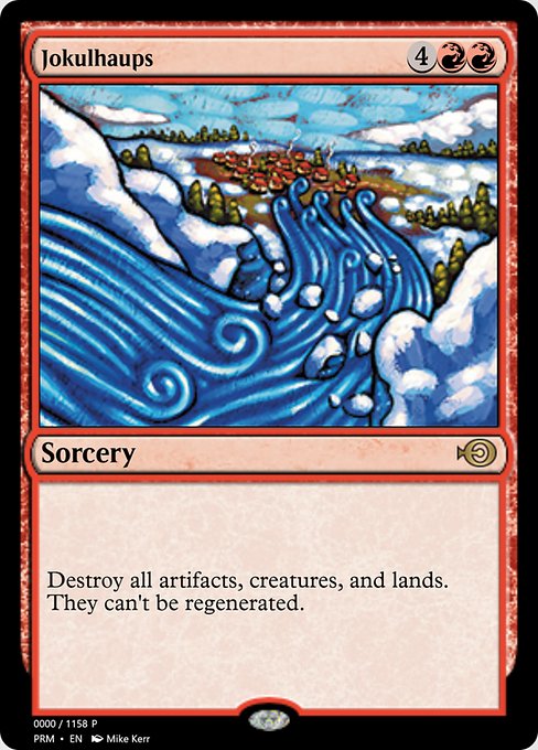 Jokulhaups highlighted card art