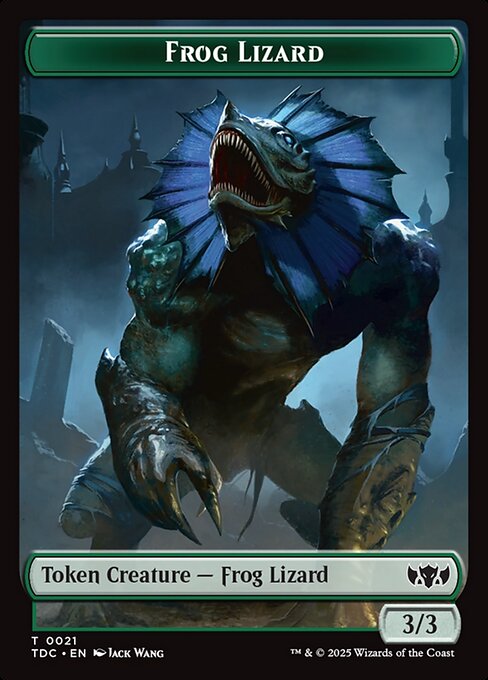 Frog Lizard highlighted card art