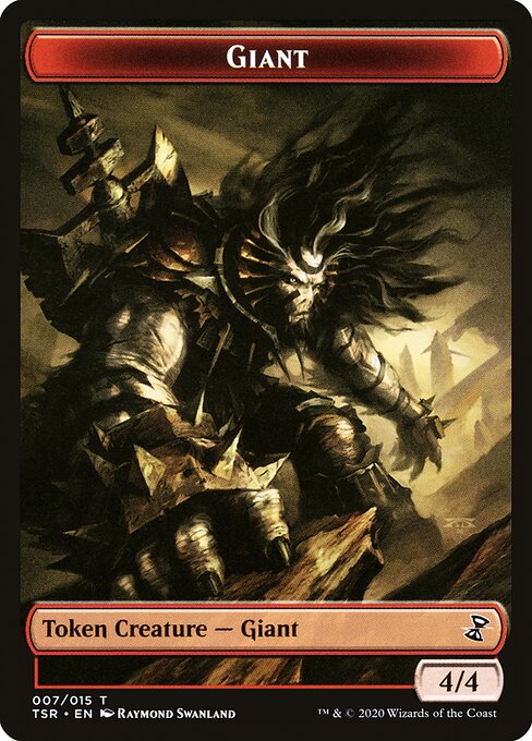 Giant highlighted card art