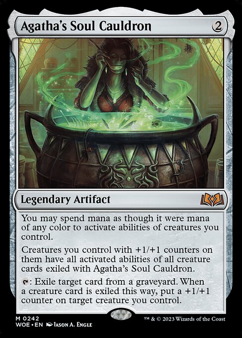 Agatha's Soul Cauldron highlighted card art