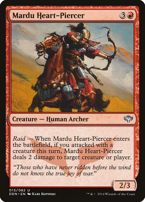 Mardu Heart-Piercer from Duel Decks: Speed vs. Cunning