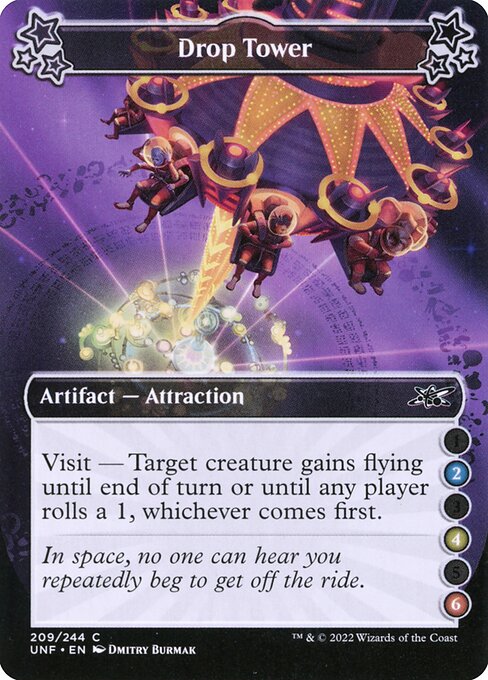 Drop Tower highlighted card art