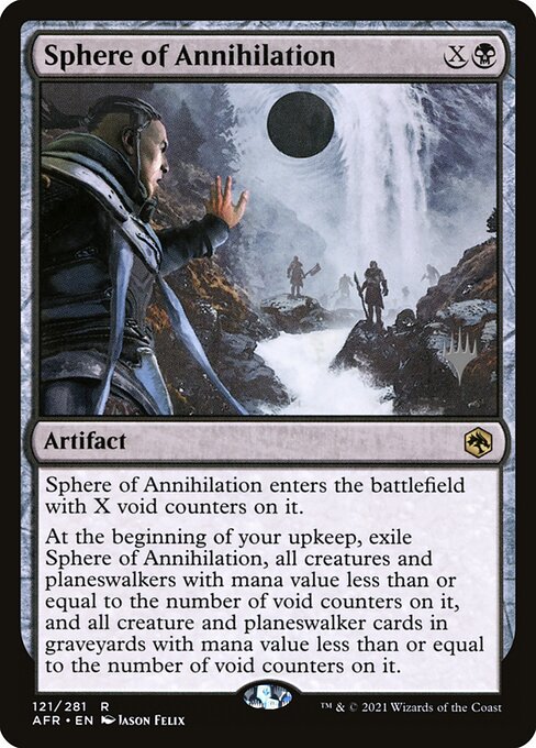 Sphere of Annihilation from Adventures in the Forgotten Realms Promos