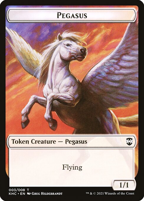 Pegasus from Kaldheim Commander Tokens