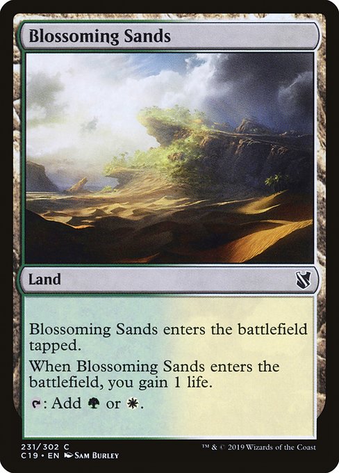 Blossoming Sands from Commander 2019