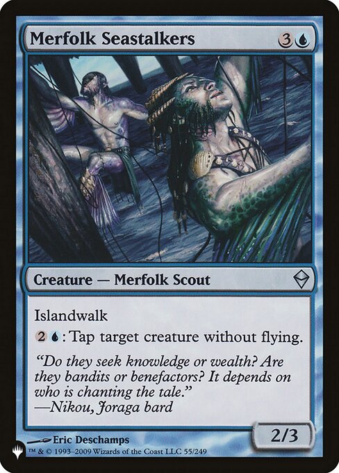 Merfolk Seastalkers highlighted card art