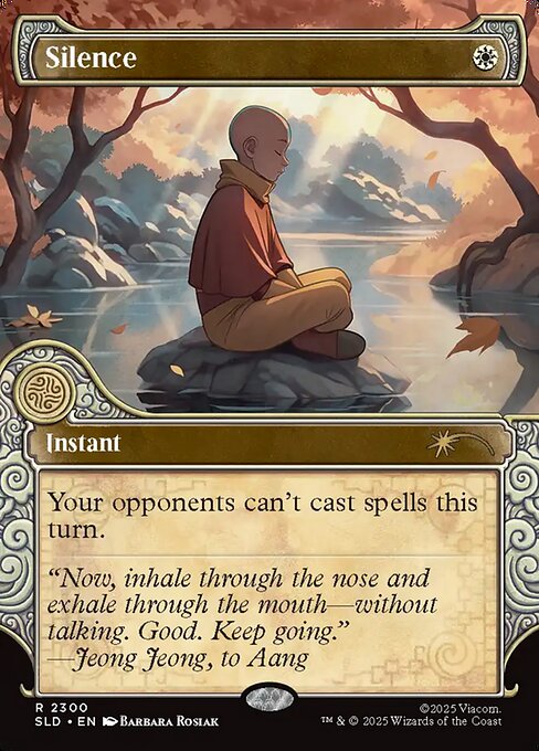 Silence highlighted card art
