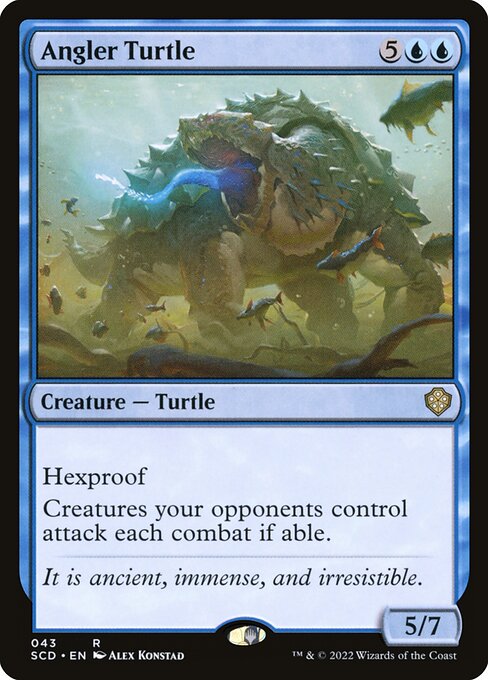 Angler Turtle highlighted card art