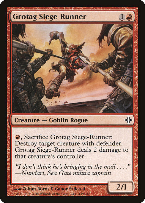 Grotag Siege-Runner highlighted card art