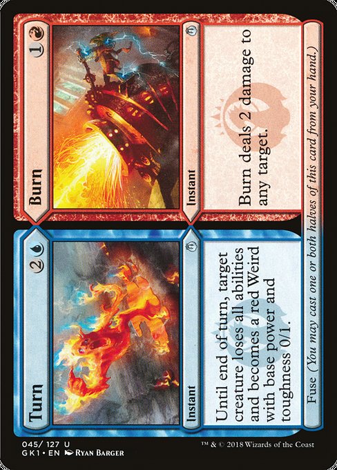 Turn // Burn from GRN Guild Kit