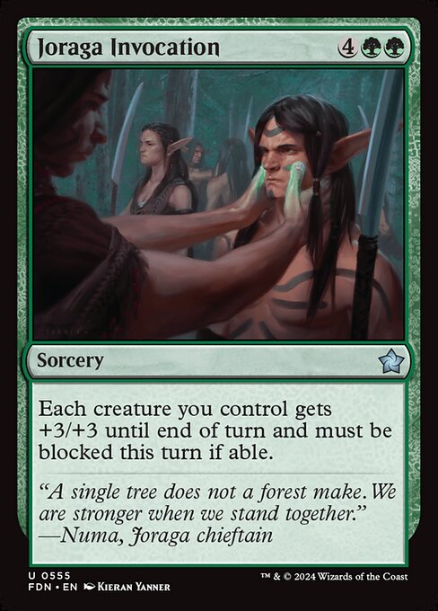 Joraga Invocation highlighted card art