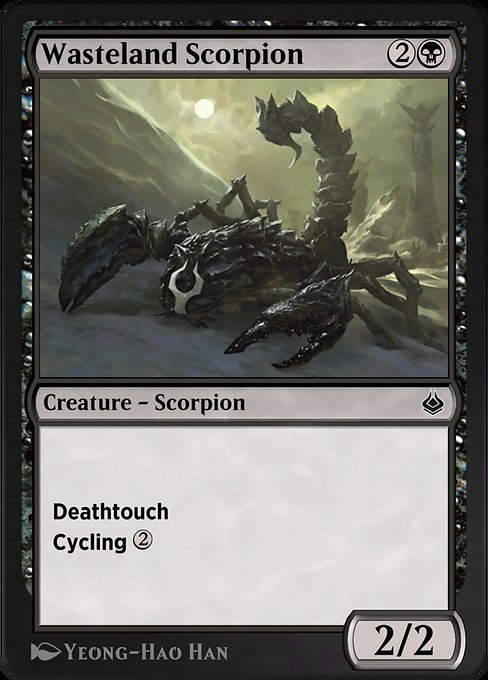 Wasteland Scorpion highlighted card art