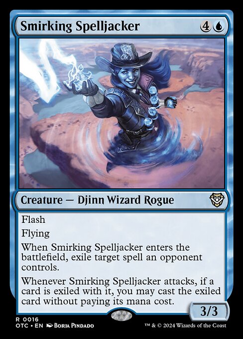 Smirking Spelljacker highlighted card art