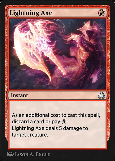 Lightning Axe from Shadows over Innistrad Remastered