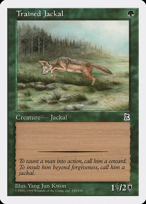 Trained Jackal highlighted card art