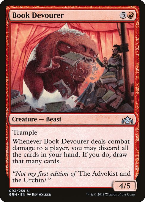 Book Devourer highlighted card art