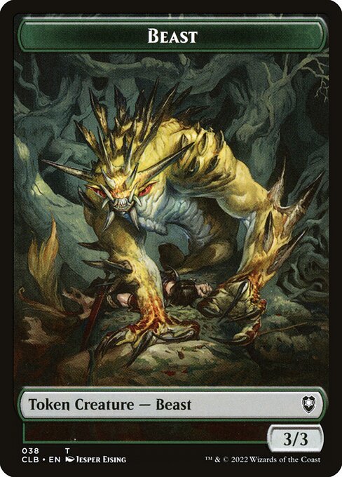 Beast from Battle for Baldur's Gate Tokens