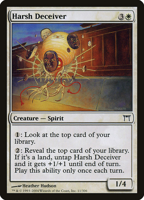Harsh Deceiver highlighted card art