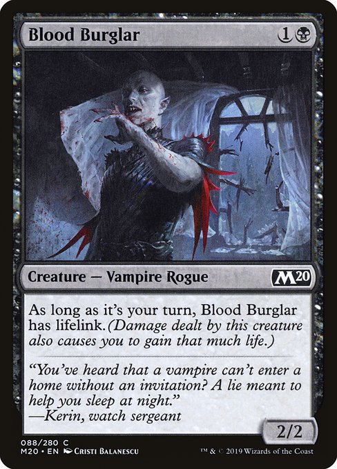 Blood Burglar from Core Set 2020