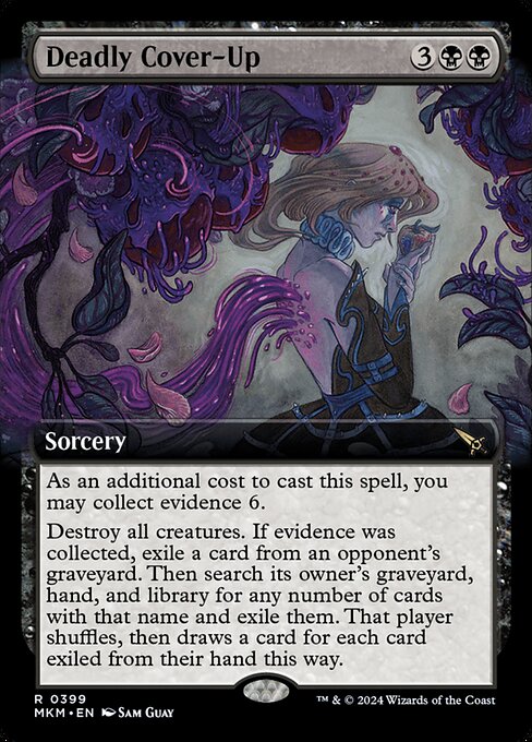 Deadly Cover-Up highlighted card art
