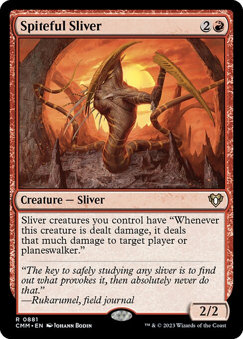 Spiteful Sliver highlighted card art