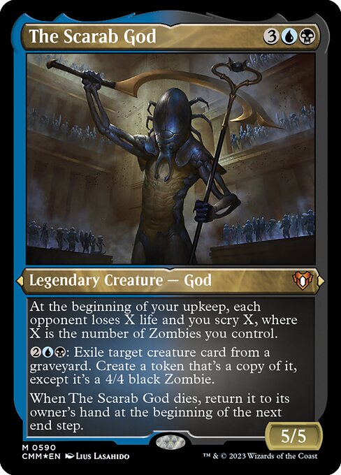 The Scarab God from Commander Masters