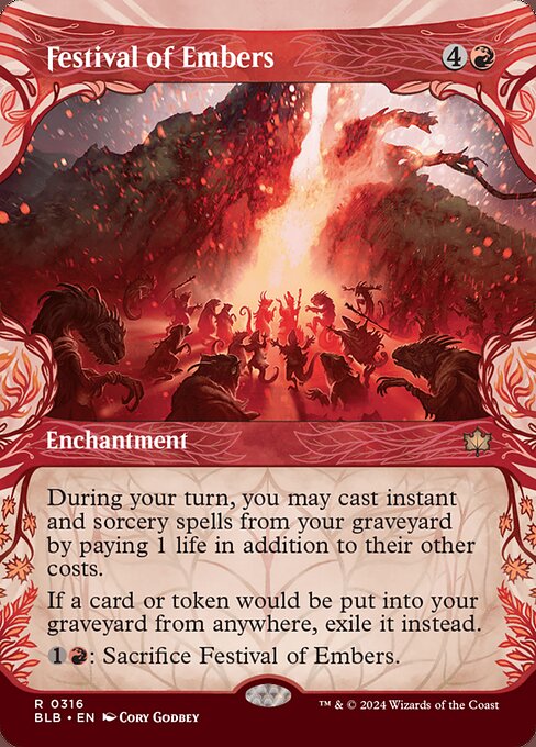 Festival of Embers highlighted card art