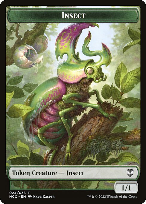 Insect from New Capenna Commander Tokens
