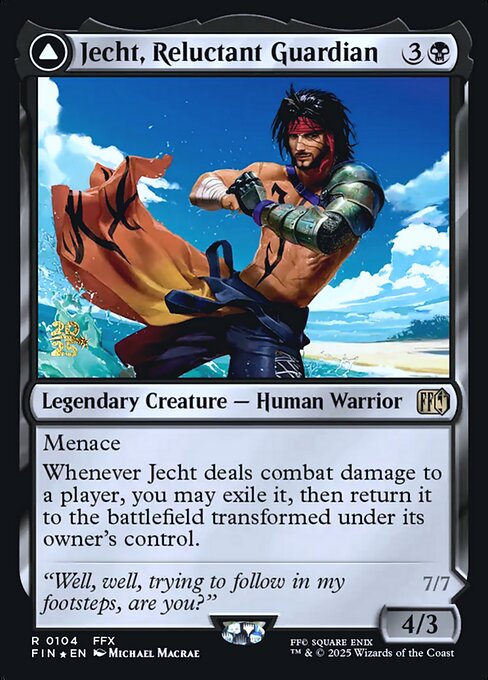 Jecht, Reluctant Guardian // Braska's Final Aeon from Final Fantasy Promos