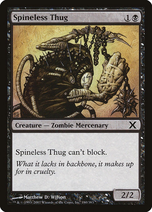 Spineless Thug highlighted card art