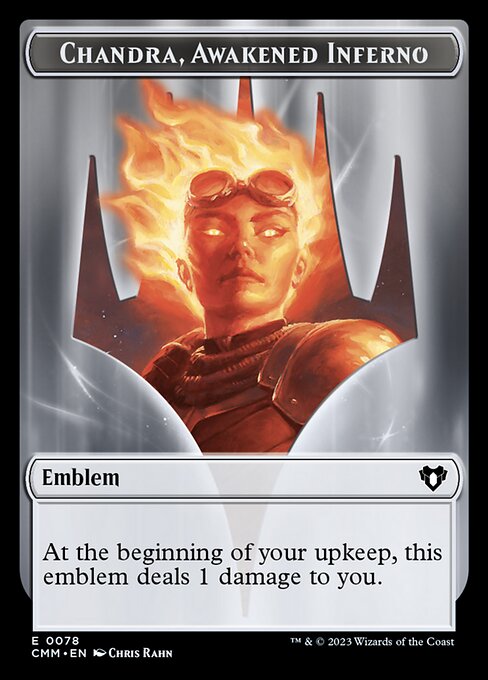 Chandra, Awakened Inferno Emblem highlighted card art